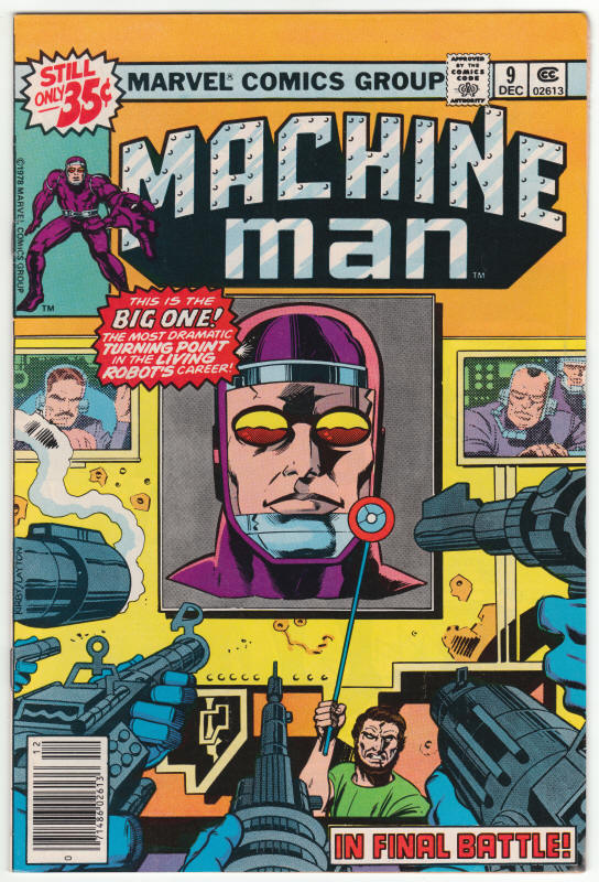 Machine Man #9 front cover