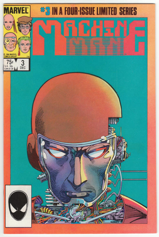 Machine Man Limited Series #3 front cover