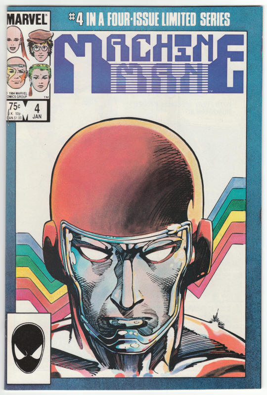 Machine Man Limited Series #4 front cover