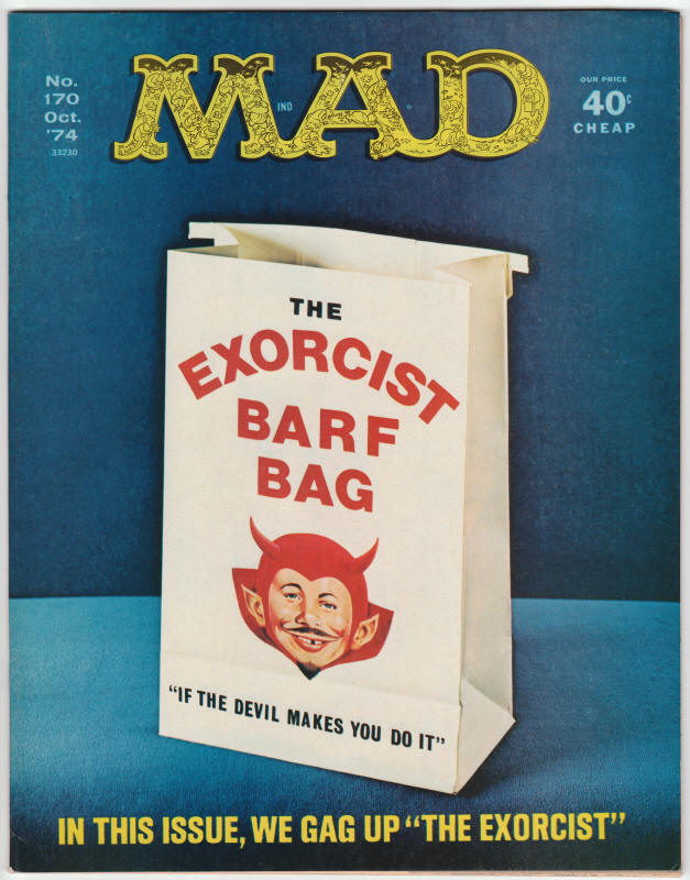 Mad Magazine #170 front cover