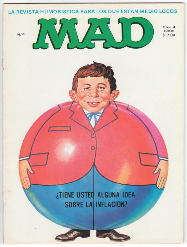 Mad Magazine #4 Spanish front cover