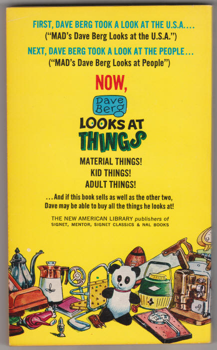 Mads Dave Berg Looks At Things back cover