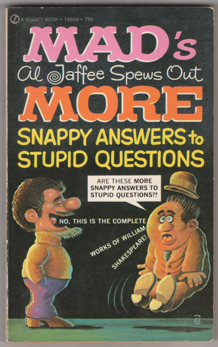 Mads More Snappy Answers To Stupid Questions front cover