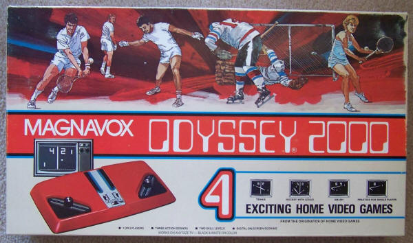 Magnavox Odyssey 2000 Game System Box