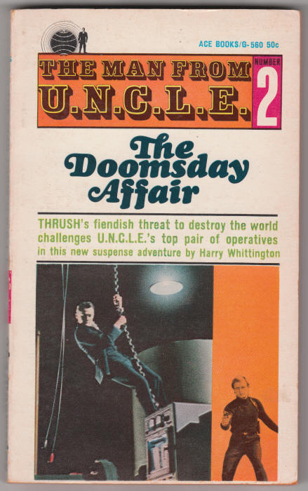 The Man From UNCLE Paperback 2 Doomsday Affair front cover