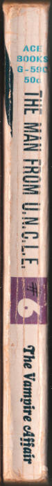 The Man From UNCLE #6 Vampire Affair spine