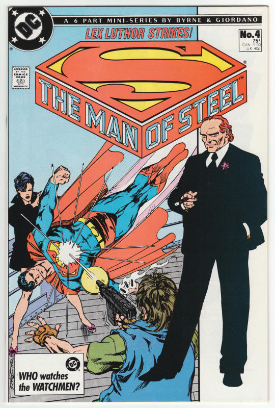 The Man Of Steel #4 front cover