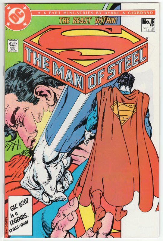 The Man Of Steel #5 front cover