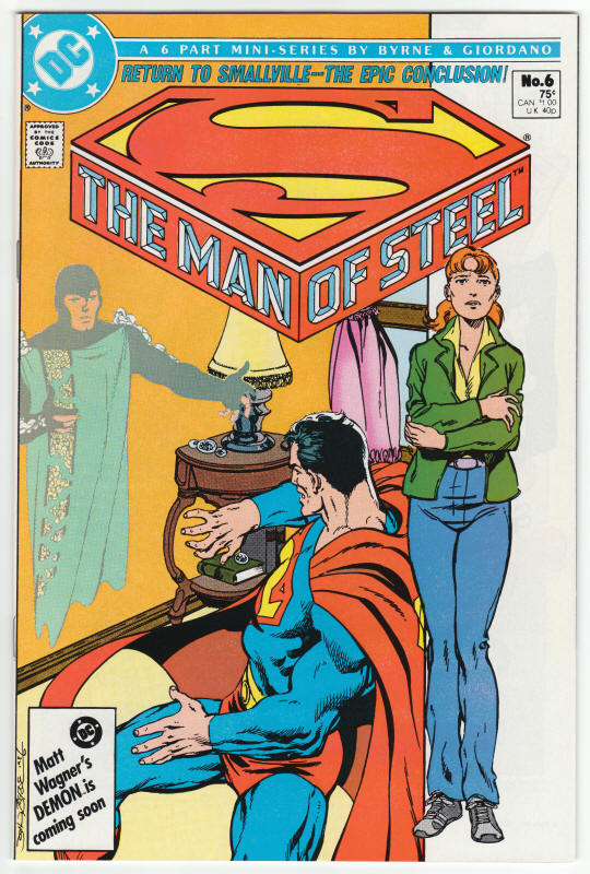 The Man Of Steel #6 front cover