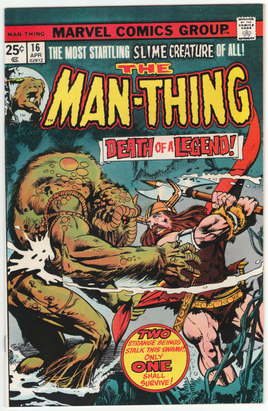 Man-Thing #16 front cover
