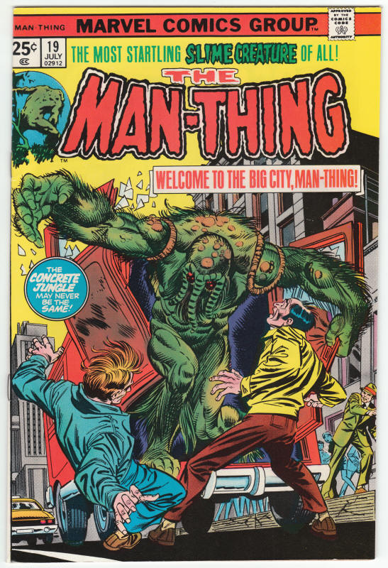 Man-Thing #19 front cover