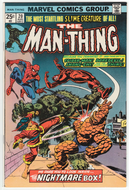 Man-Thing #20 front cover