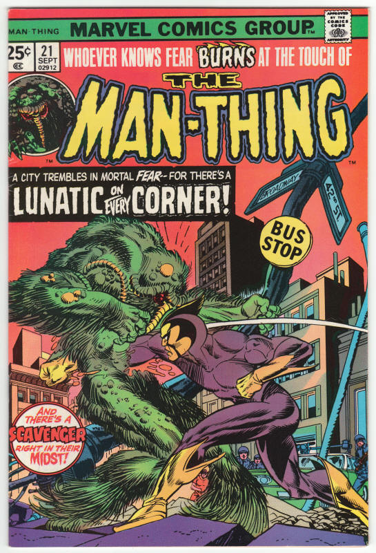 Man-Thing #21 front cover