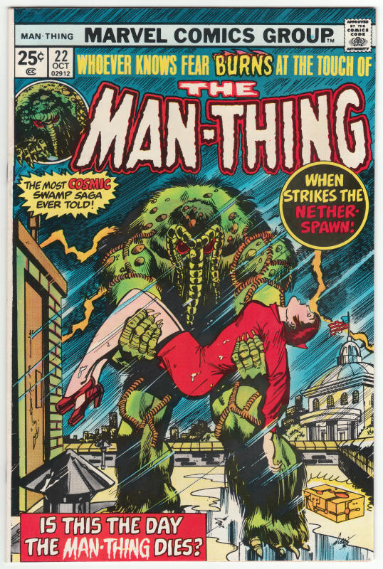 Man-Thing #22 front cover