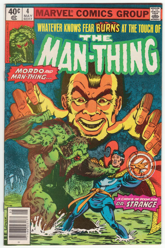 Man-Thing Volume 2 #4 front cover