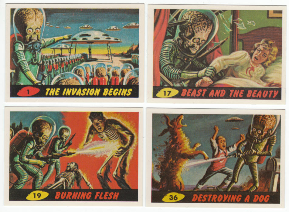 Mars Attacks 1984 Renata Galasso Reprint Cards