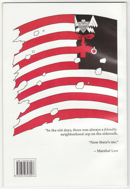 Marshal Law Kingdom Of The Blind 1 back cover