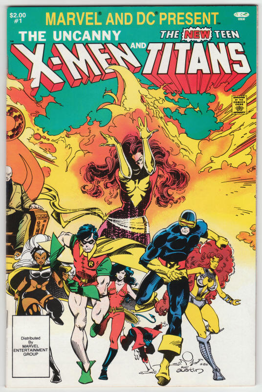 Marvel And DC Present The Uncanny X-Men And The New Teen Titans #1 front cover