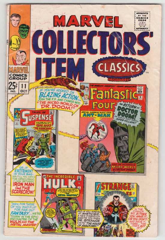 Marvel Collectors Item Classics #11 front cover