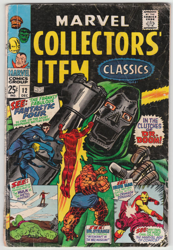 Marvel Collectors Item Classics #12 front cover
