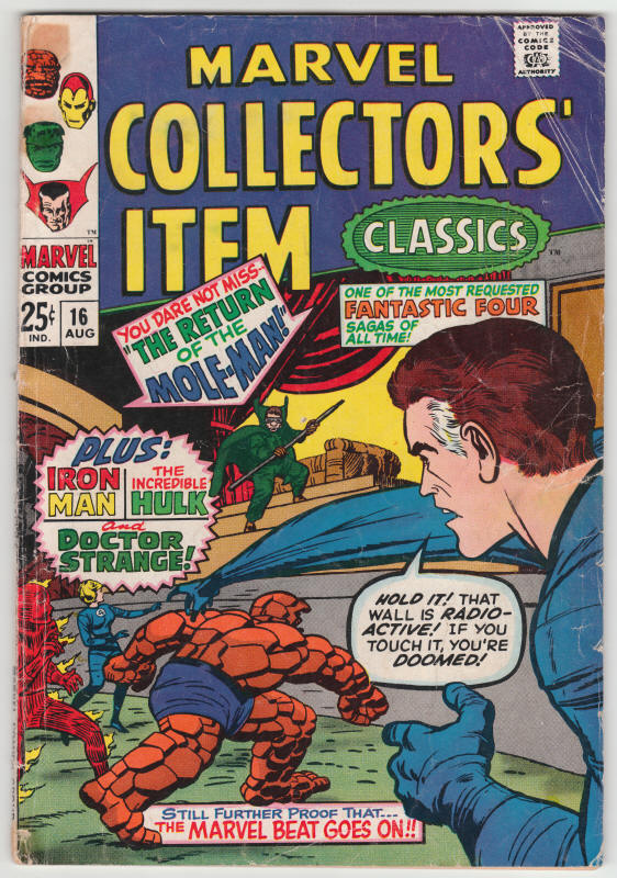 Marvel Collectors Item Classics #16 front cover