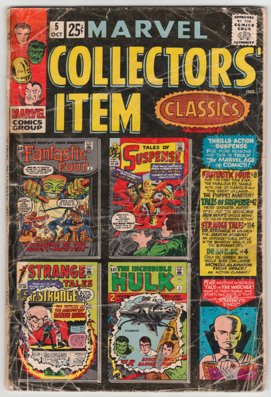 Marvel Collectors Item Classics #5 front cover