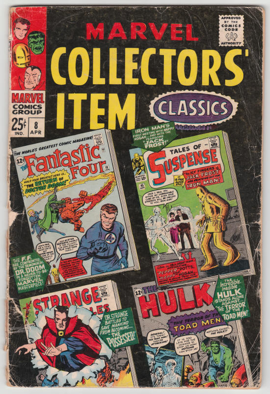 Marvel Collectors Item Classics #8 front cover
