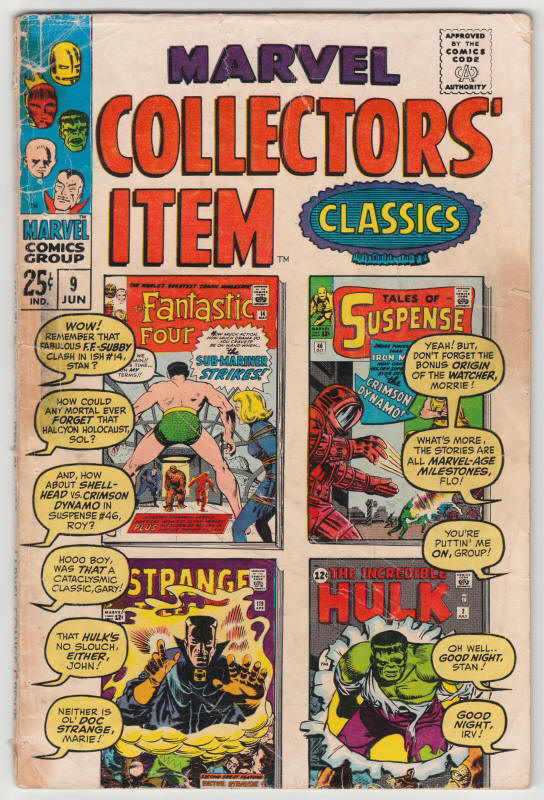 Marvel Collectors Item Classics #9 front cover