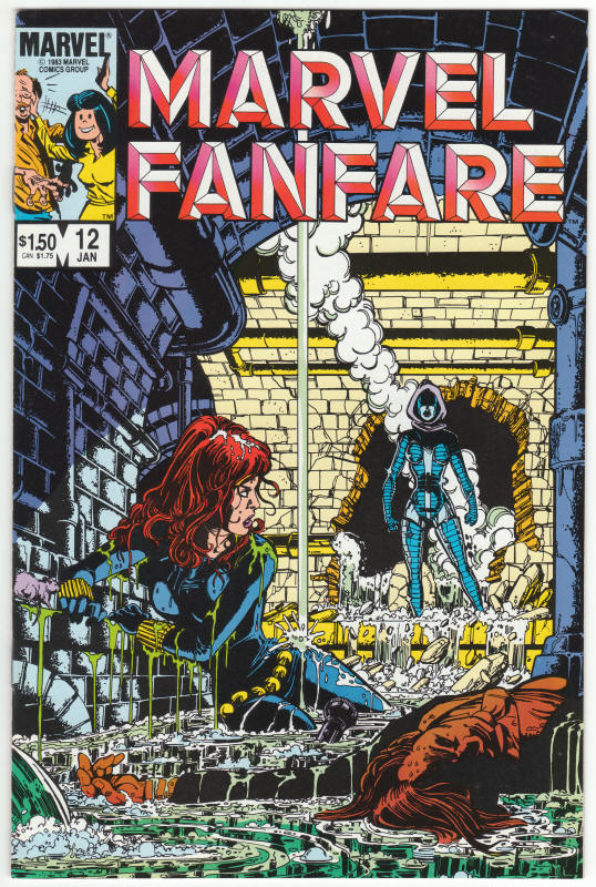 Marvel Fanfare #12 Black Widow front cover