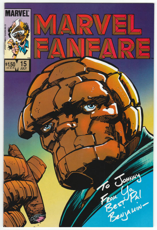 Marvel Fanfare #15 front cover