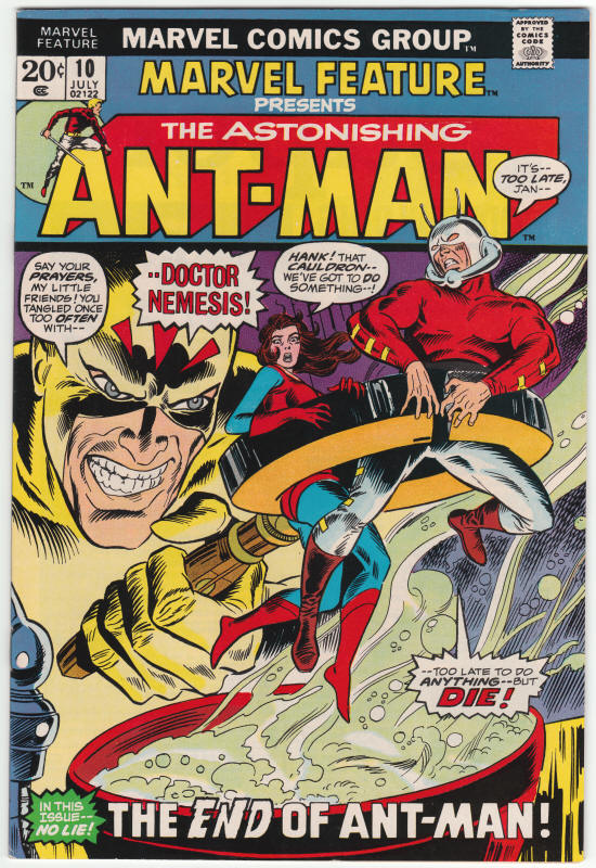 Marvel Feature 10 Ant Man front cover