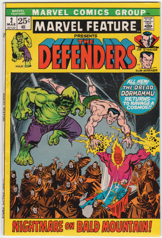 Marvel Feature #2 The Defenders front cover