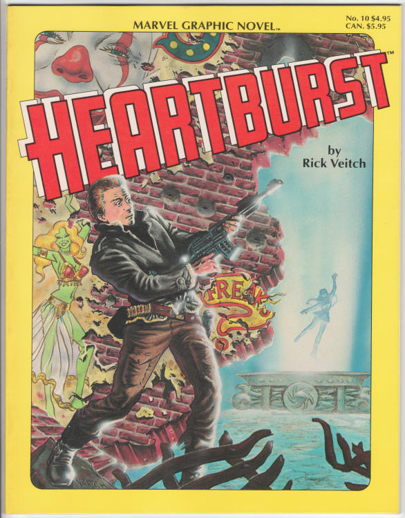 Marvel Graphic Novel 10 Heartburst front cover