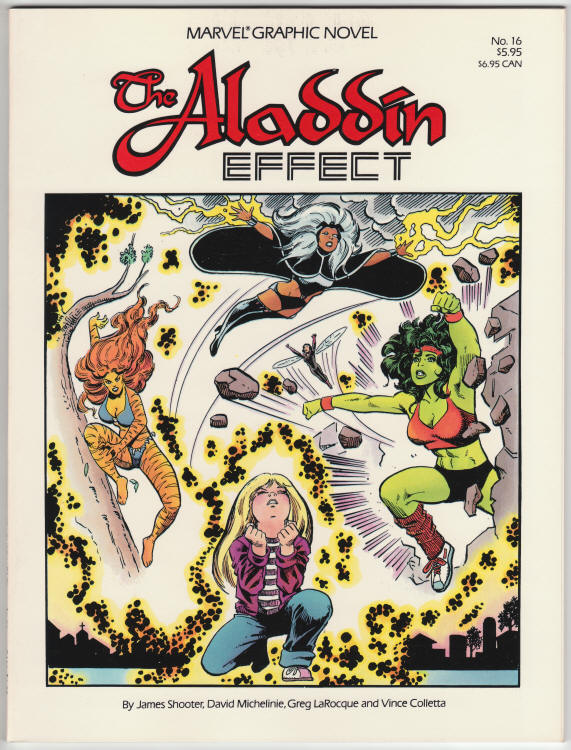 Marvel Graphic Novel 16 The Aladdin Effect front cover