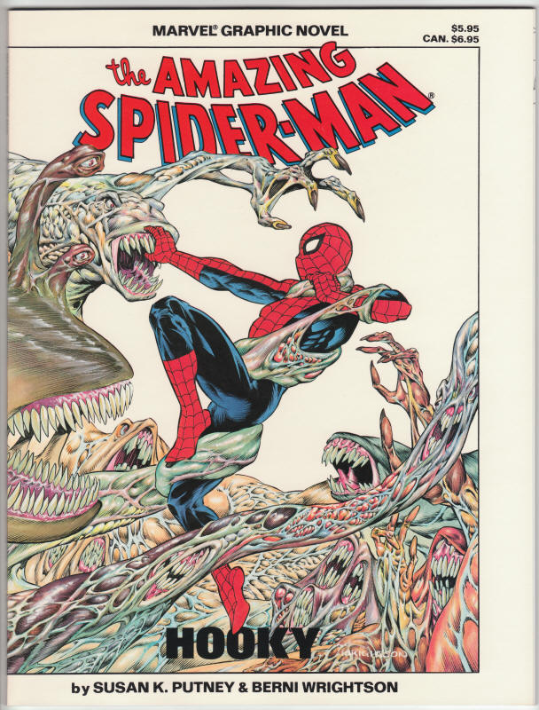 Marvel Graphic Novel 22 Amazing Spider-Man Hooky front cover