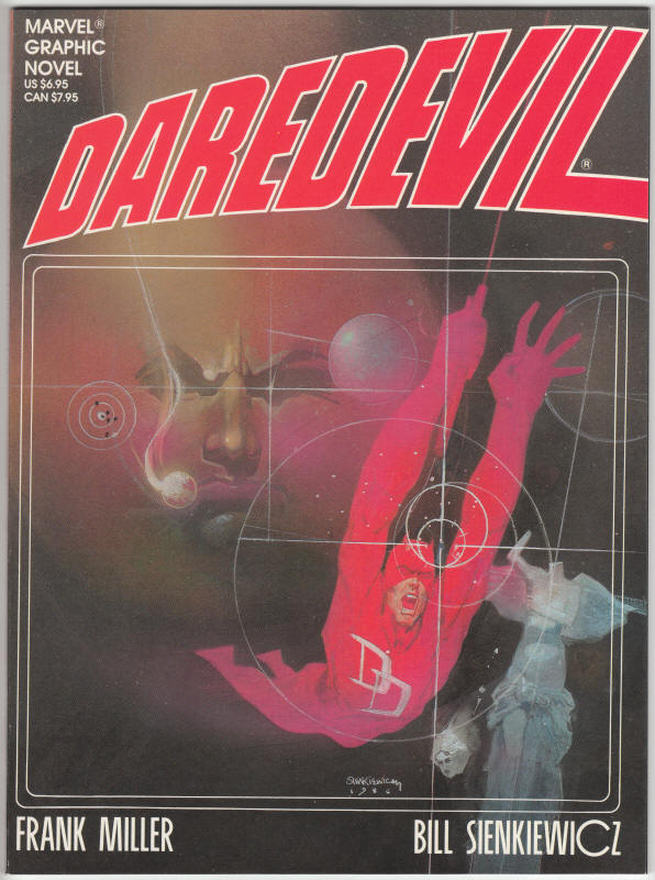 Marvel Graphic Novel 24 Daredevil Love And War front cover
