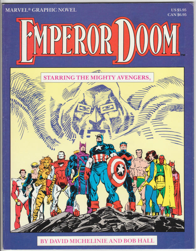 Marvel Graphic Novel 27 Emperor Doom front cover