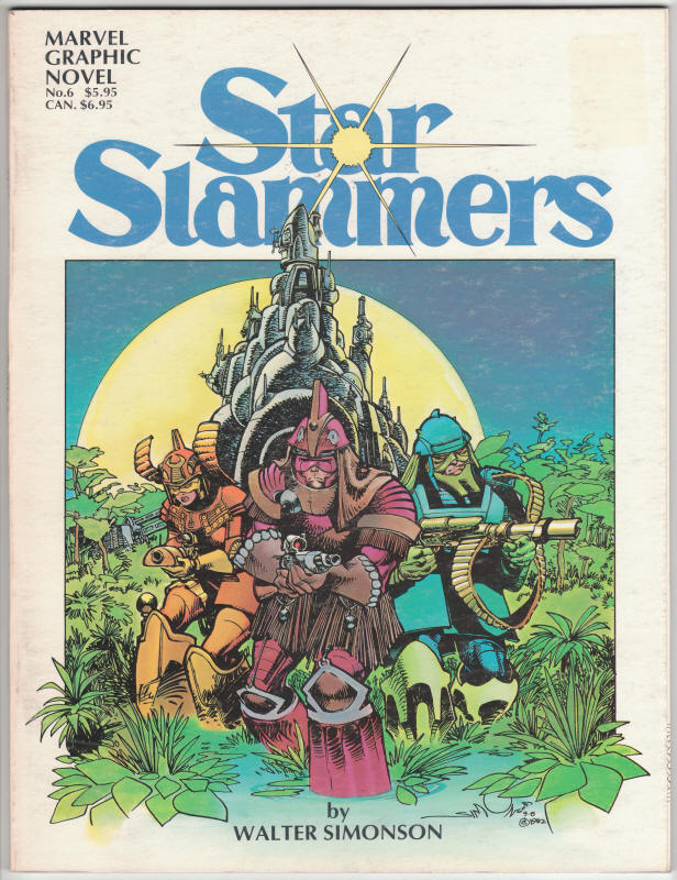 Marvel Graphic Novel #6 Star Slammers front cover