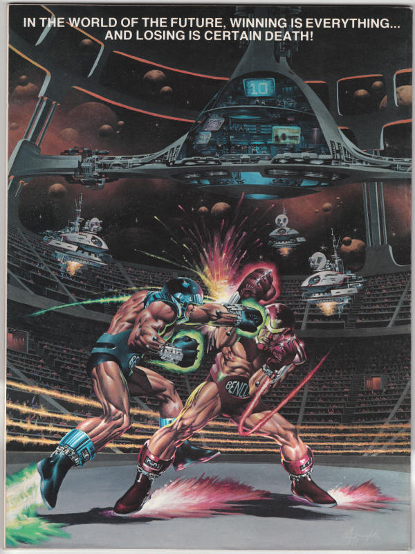 Marvel Graphic Novel 8 Super Boxers back cover