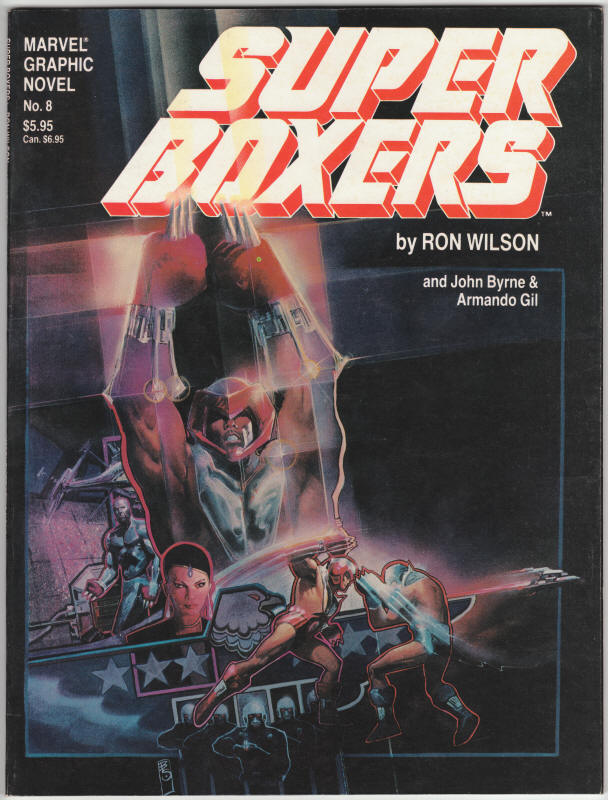 Marvel Graphic Novel 8 Super Boxers front cover