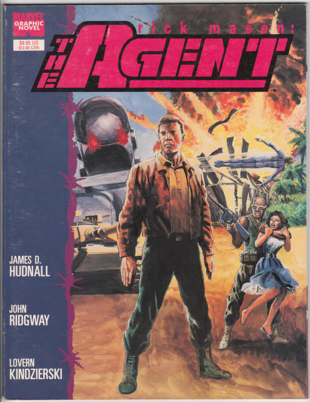 Marvel Graphic Novel Rick Mason The Agent front cover