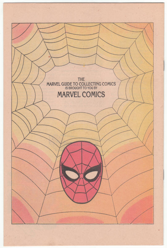 Marvel Guide To Collecting Comics 1 back cover