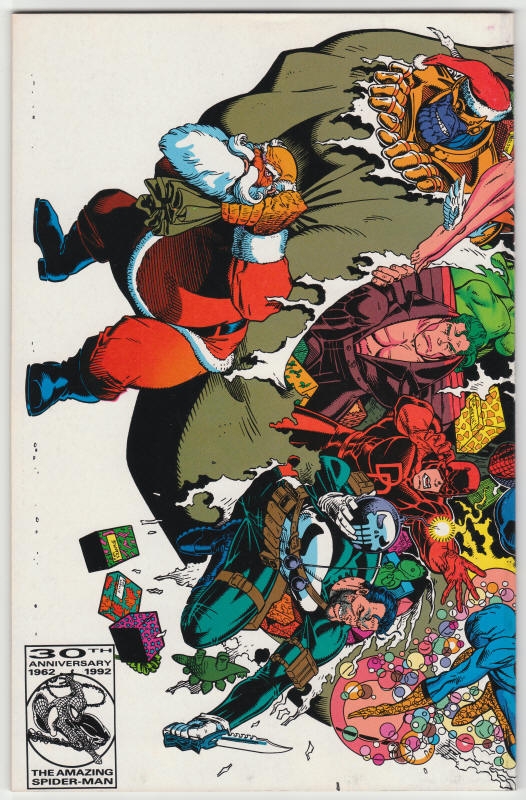 Marvel Holiday Special 1993 back cover