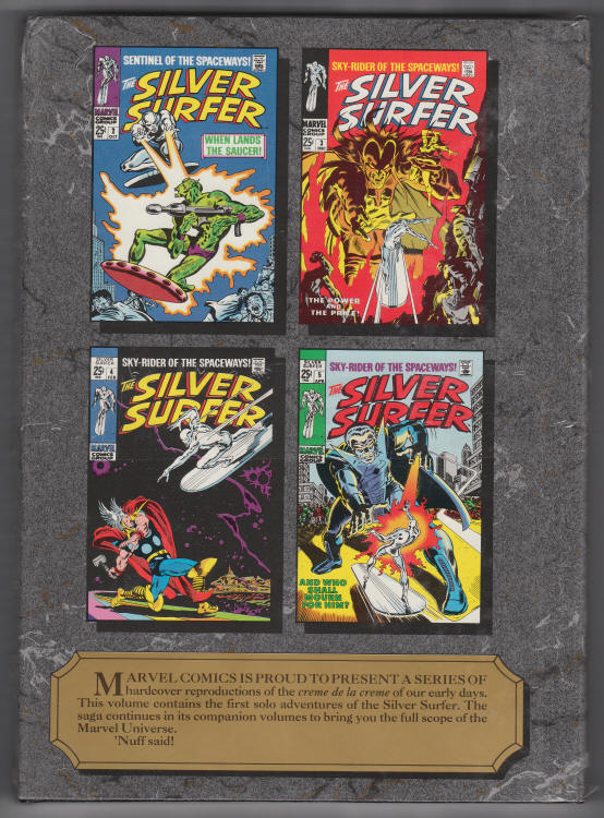 Marvel Masterworks Volume 15 Silver Surfer back cover