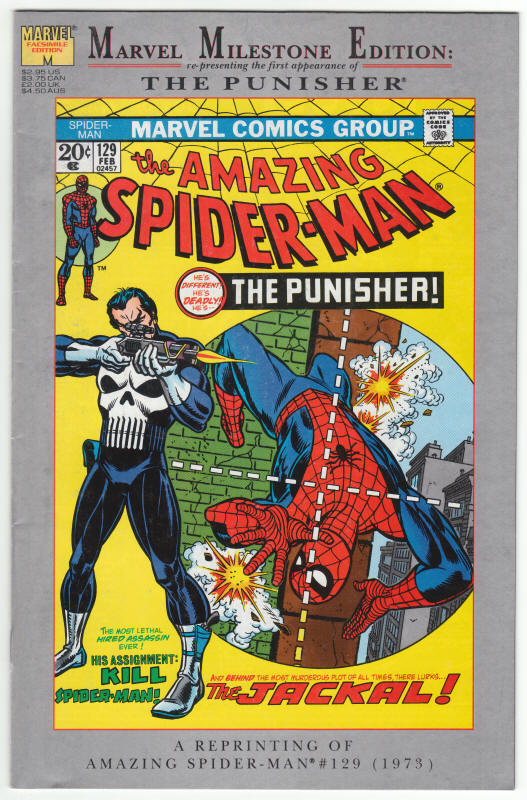 Marvel Milestone Edition Amazing Spider-Man 129 front cover