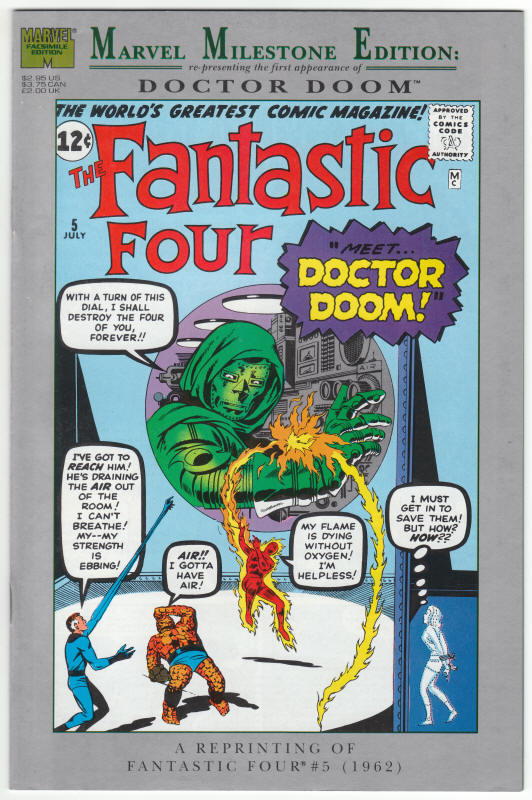 Marvel Milestone Edition Fantastic Four #5 front cover