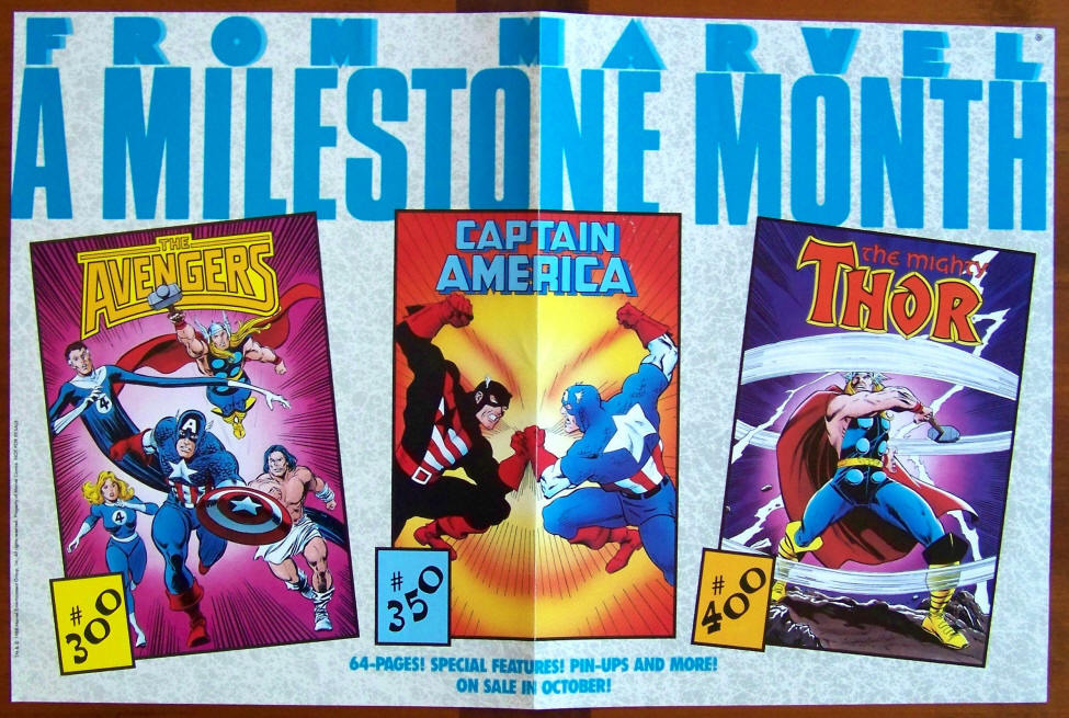 Marvel Milestones Promo Poster