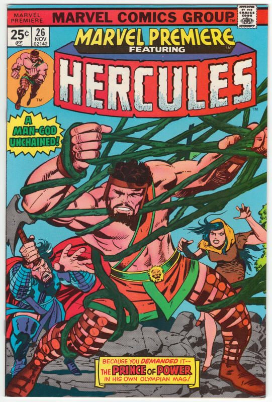 Marvel Premiere 26 Hercules front cover