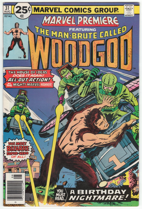 Marvel Premiere 31 Woodgod front cover