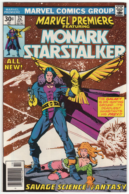 Marvel Premiere 32 Monark Starstalker front cover